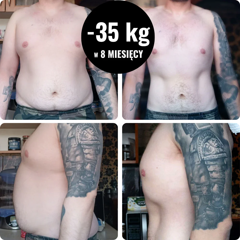 Przemek przemiana 35kg